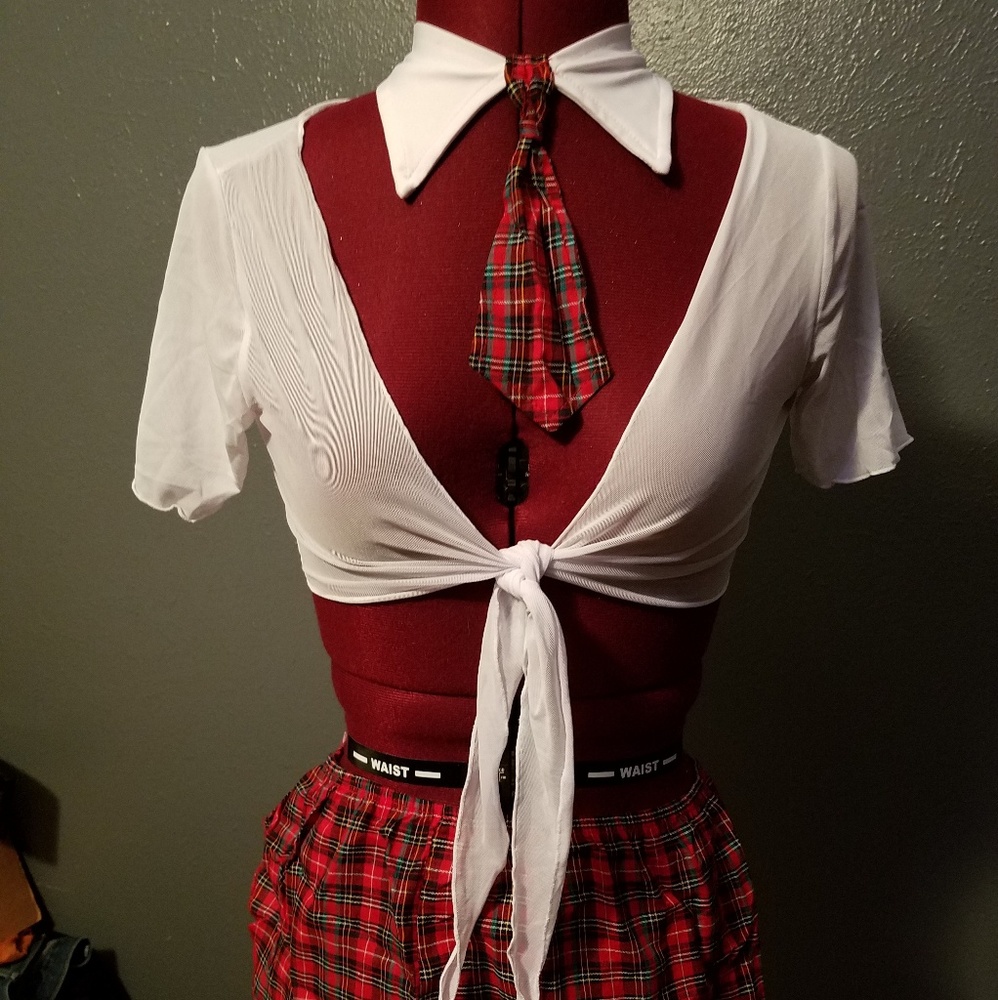 NWOT lot of two school girl costumes